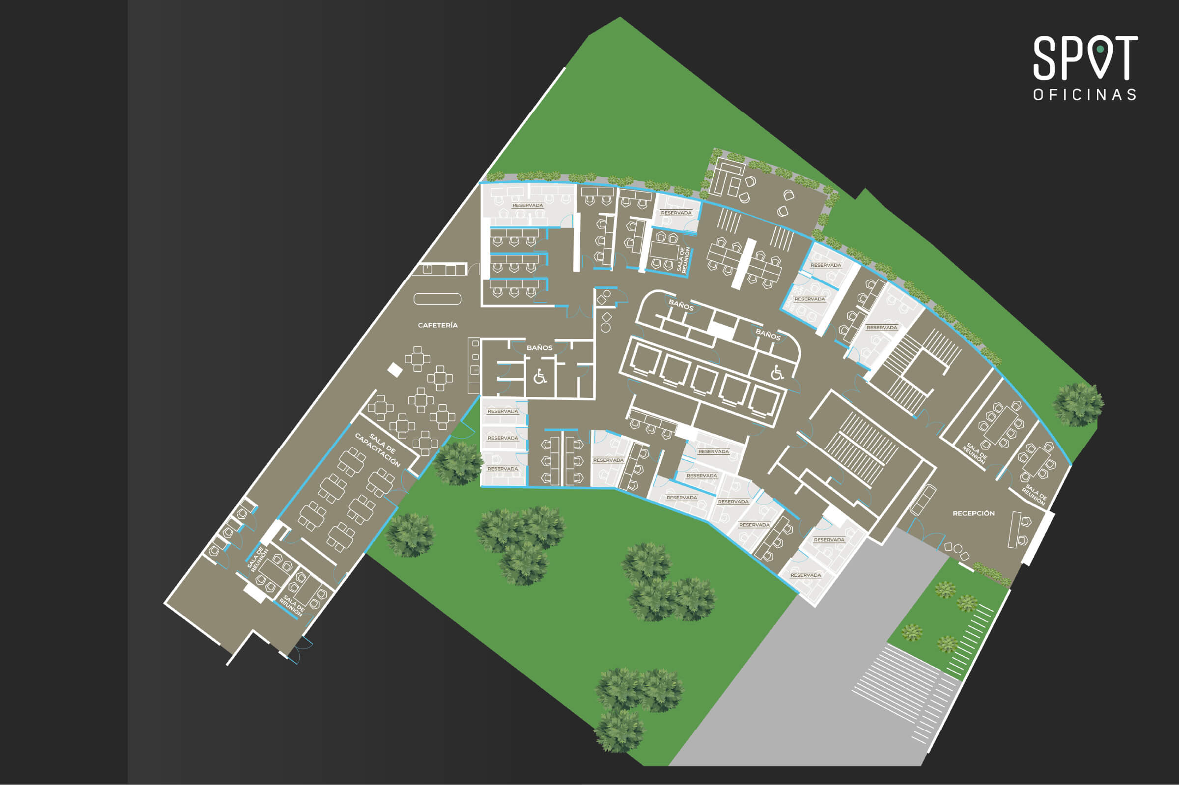 Oficinas y espacios de co-work disponibles con entrega inmediata - Spot Oficinas