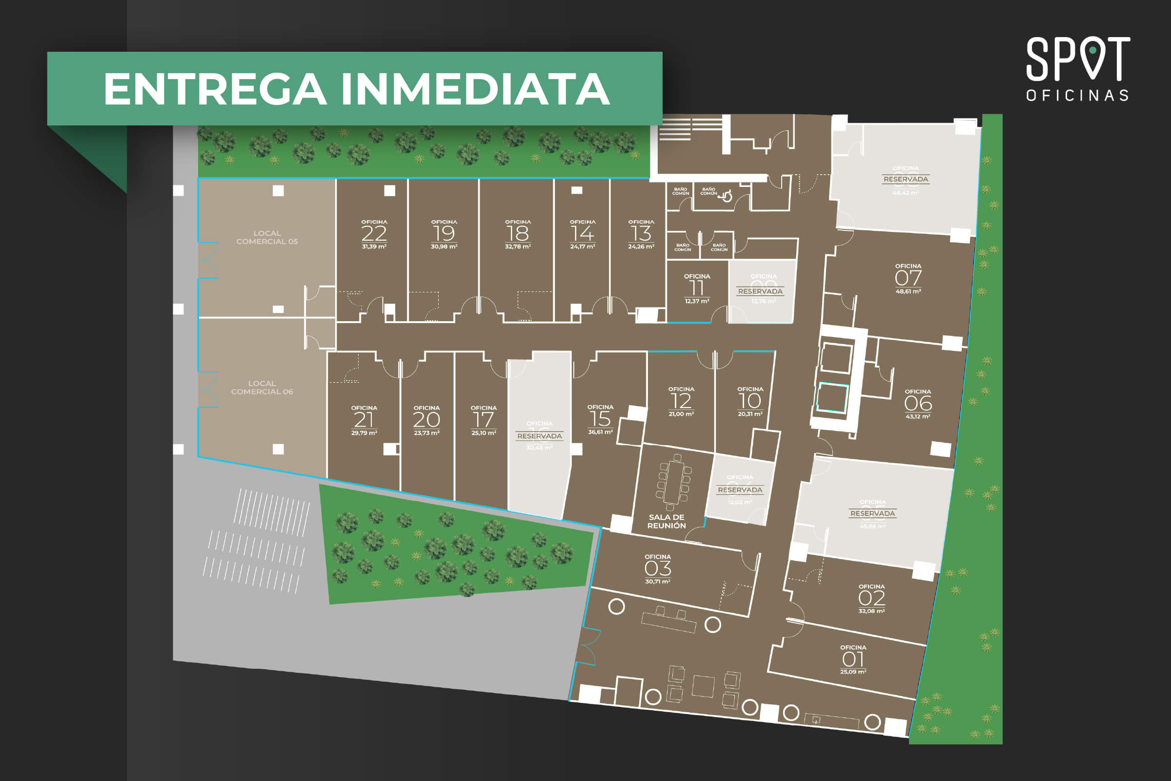 Oficinas Etapa 2 disponibles con entrega inmediata - Spot Oficinas