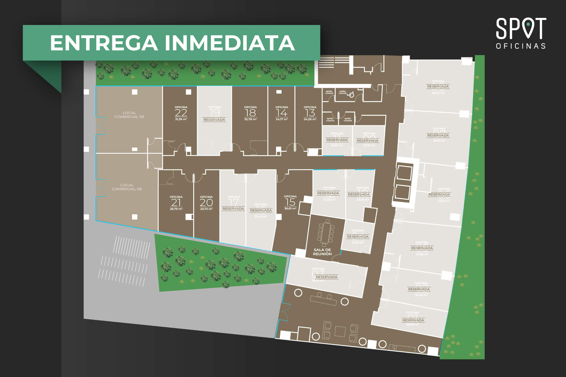 Oficinas Etapa 2 disponibles con entrega inmediata - Spot Oficinas