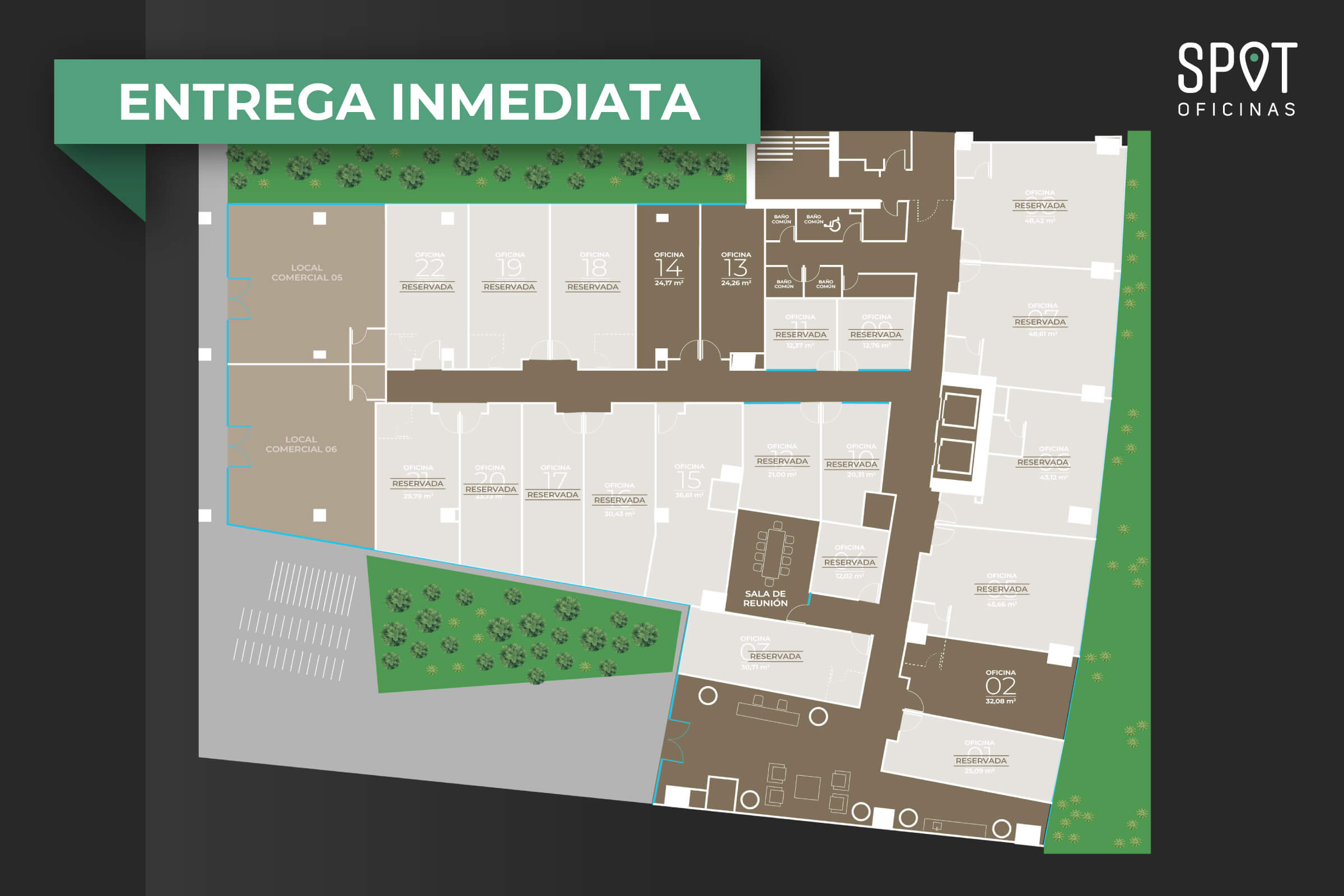 Oficinas Etapa 2 disponibles con entrega inmediata - Spot Oficinas